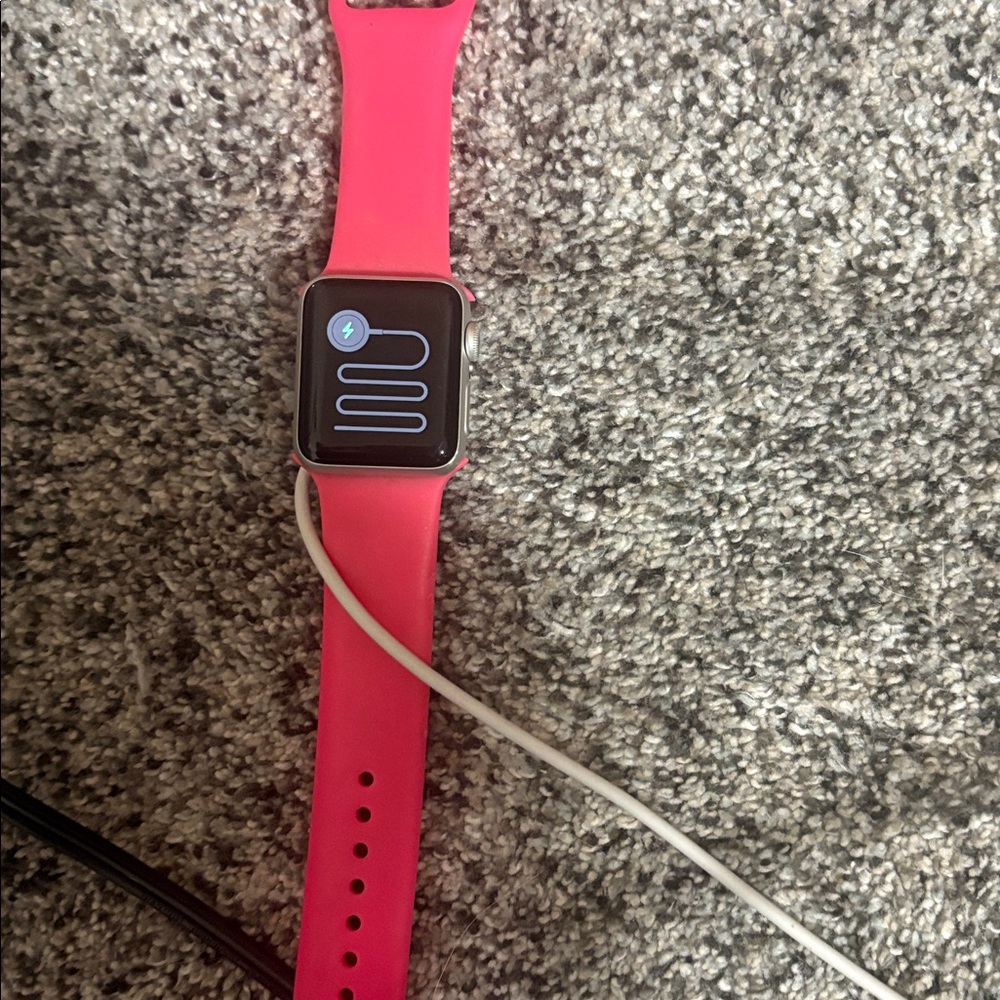 Apple Smartwatch with Pink Band